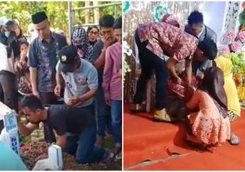 Pernikahan Berujung Duka, Pengantin Wanita Meninggal karena Kelelahan Saat Resepsi, Sang Suami Terisak Pilu: Sesaat Namun Begitu Indah...