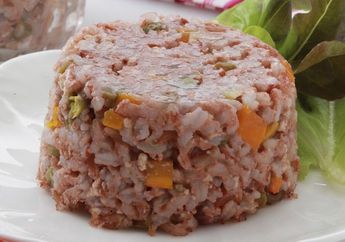 Resep Nasi Kukus Merah Ayam Sayur Enak, Menu Sarapan Sehat Esok Hari