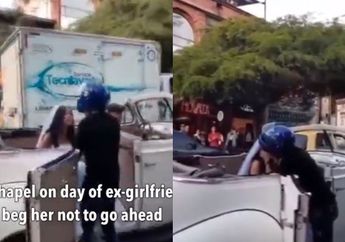 Hentikan Mobil Mantan Kekasih yang Akan Menikah, Seorang Pria Nekat Melakukan Hal ini Pada Pengantin Wanita