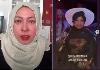 Makan Hati Disamakan Seperti Sosok Pocong Hitam Di Pesta Hallowen, Melly Goeslaw Naik Pitam, 'Jangan Dipikir Pakai Dengkul'
