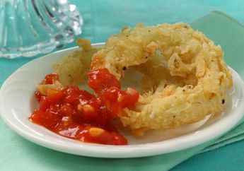 Resep Onion Ring Crispy Enak, Menu Pelengkap Ala Resto yang Mudah Dibuat!