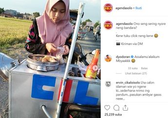 Viral Foto Gadis Penjual Cilok yang Super Cantik, Sang Kakak Akui Omset Penjualan Jadi Makin Naik