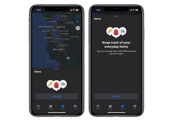 Bocoran Gambar Pengaturan Aksesoris AirTags di Aplikasi Find My