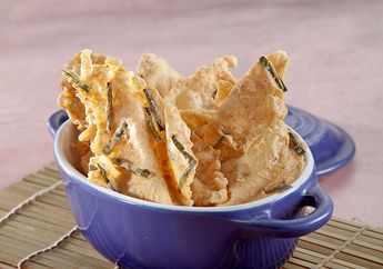 Resep Rempeyek Ebi Kucai Enak Ini Memang Patut Diacungi Jempol!