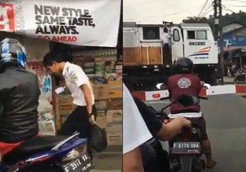 Viral! Video Seorang Masinis Jajan Ketika Kereta Berhenti di Depan Perlintasan, Begini Jawaban PT KAI