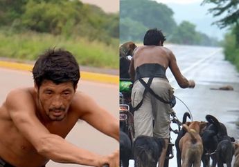 Miliki Kerendahan Hati dan Kasih Sayang Besar Pada Hewan, Pria Ini Rela Berjalan Ribuan Kilometer Selama 6 Tahun Demi Selamatkan Ratusan Anjing