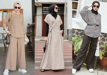6 Inspirasi Stripes Outfit Hijab Kekinian ala Selebgram Hijab!