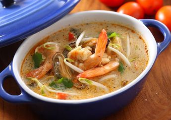 Tom Yam Soup Enak Dengan Resep Tom Yam Soup with Mussels, Mustahil Kalau Cukup Makan Semangkuk