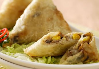 Resep Corn And Mushroom Samosa Enak, Camilan Renyah Untuk Malam Hari