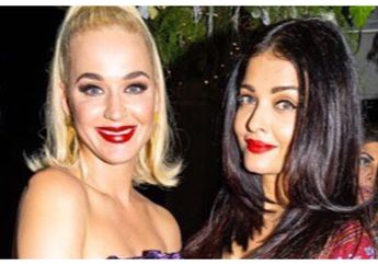 Dibuat Selama 2.500 Jam, Busana Glamor Aishwarya Rai Saat Berpesta Bareng Katy Perry Curi Perhatian