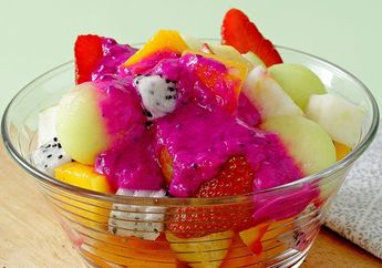 Salad Buah Mudah Akan Lebih Menarik Dengan Resep Salad Buah Yoghurt Merah