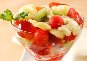 Salad Buah Mudah Pasti Lebih Segar Dengan Resep Salad Buah Saus Jeruk Mayones