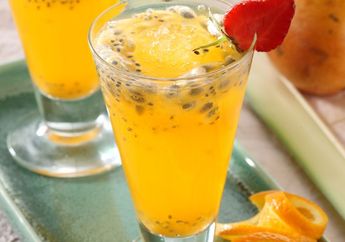 Resep Squash Jeruk Markisa Enak, Minuman Segar yang Bisa Disajikan Kilat
