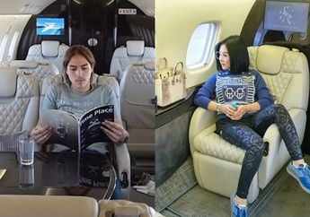 Bikin Vlog Keliling dan Makan Mewah di Jet Pribadi, El Rumi Diduga Warganet Sindir Syahrini: 'Kamu Sama Ibumu Minjem Pesawat Mertua Ya?'