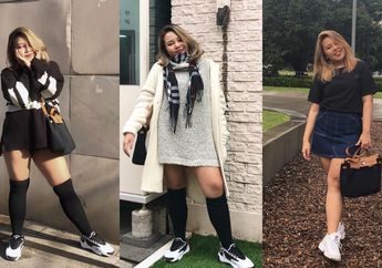 4 Rok/Dress Buat Cewek Berpaha Besar ala Aura Rivanya, Anak Ari Lasso!
