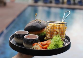 Bloody Mary Burger, Si Hitam Unik & Mengenyangkan dari Novotel Tangerang