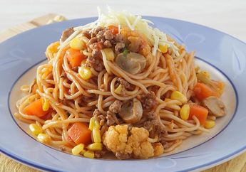 Resep Spaghetti Siram Saus Daging Enak Ampuh Tingkatkan Semangat Di Pagi Hari