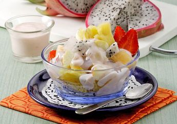 Resep Salad Buah Saus Semangka Enak, Dessert Segar Untuk Menu Menutup Hari Libur
