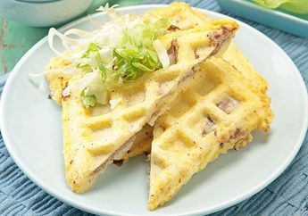 Resep Waffle Nasi Panggang Enak, Pilihan Utama Kalau Bingung Mau Masak Apa Besok