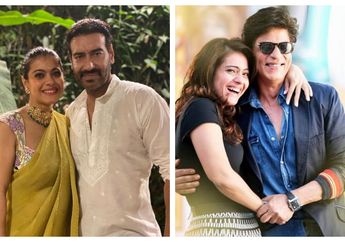 Sering Dijodohkan di Layar Lebar, Kajol Tertarik Menikahi Shah Rukh Khan Jika Tidak Bertemu Ajay Devgan?