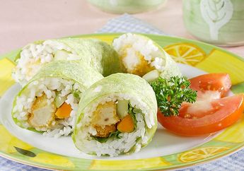 Resep Nasi Gulung Ayam Stik Enak Ini Bikin Si Kecil Semangat Sekolah