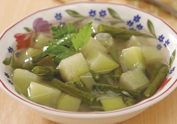 Resep Sayur Bening Kacang Panjang Enak, Solusi Kalau Bosan Menyantap Hidangan Bersantan