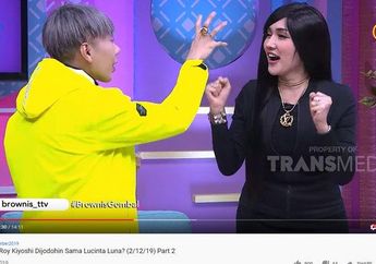 Baper Pegangan Tangan dengan Roy Kiyoshi, Lucinta Luna Keceplosan Ungkap Jati Dirinya, Roy Kiyoshi: Astaga!