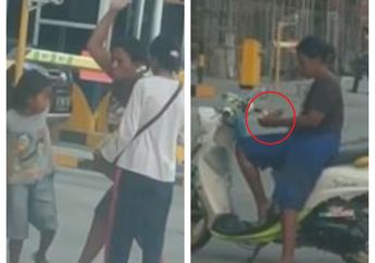 Video Emak-emak Pukuli Anaknya Sendiri di Pinggir Jalan Viral, Terungkap Karena Setoran Ngemis Sang Anak Kurang, Netizen: Orangtua Malas Ya Gini Akhirnya!