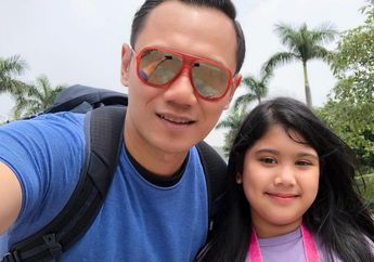 7 Foto Cucu SBY, Almira Tunggadewi Yudhoyono & Ayahnya, AHY. Manis & Kompak!