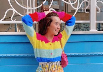 Yuk, Kepoin Penampilan Playful & Colorful Ala Beby Tsabina. Keren!