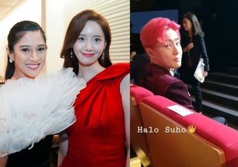 Intip Momen Manis Pertemuan Dian Sastro dengan YoonA 'SNSD' dan Suho 'EXO' saat di Macau