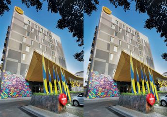 Review Sadis Hotel Bergaya Urban, Miliki Fasad Unik Warna Kuning dan Sentuhan Mural, Yello Hotel!