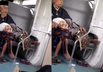 Tertidur Pulas di Pangkuan Suami saat Naik KA Prameks, Inilah Kisah Mengharukan Pasangan Kakek Nenek yang Tetap Mesra di Usia 57 Tahun Pernikahan: Jika Simbok Sakit Bapak Menangis
