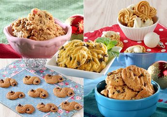 Kumpulan 5 Resep Kue Kering Ini Bikin Natal Jadi Lebih Istimewa! Dijamin Enak dan Mudah dibuat!