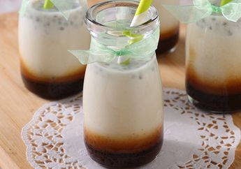 Resep Puding Seruput Saus Karamel Enak Ini Segarnya Terasa Sampai Ke Hati