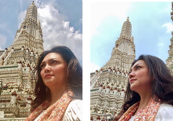 Tampil Anggun dalam Balutan Kebaya Warna Oranye, Bella Saphira Banjir Pujian, Netizen: Cantiknya Pake Banget!