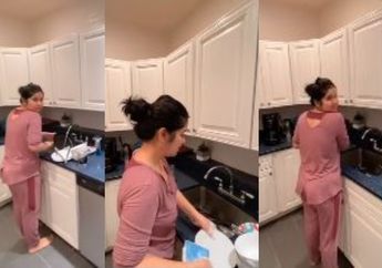 AHY Videokan Istri Cuci Piring, Wajah Bangun Tidur Annisa Pohan Terekam, Kelihatan Aslinya