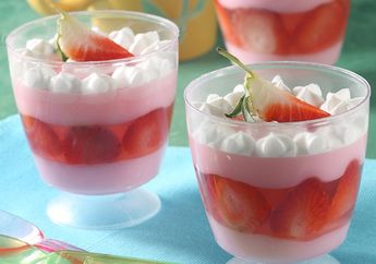Resep Puding Buah Lapis Enak, Dessert Cantik yang Bikin Makan Malam Jadi Lebih Berkesan