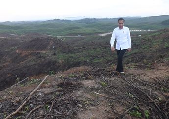Sepatu Penuh Lumpur Hingga Menteri Nyaris Celaka, Jokowi Malah Beri Komentar Begini Sehabis Blusukan ke Lokasi Ibu Kota Baru. Batal Pindah?