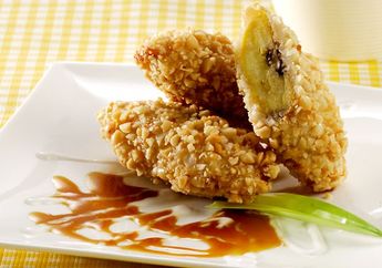 Resep Pisang Goreng Balut Kacang Enak, Manis dan Gurihnya Terasa Dalam Satu Gigitan