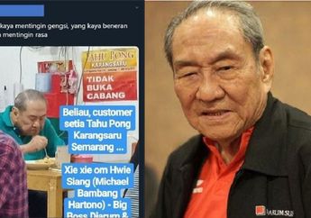 Makan Tahu Di Pinggir Jalan Cuma dengan Kaos Sederhana, Tak Ada yang Sadar Sosok ini Adalah Orang Terkaya Di Indonesia