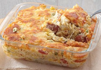 Resep Baked Cheese Sausage Fussili Enak, Rasanya Mirip Buatan Resto Italia