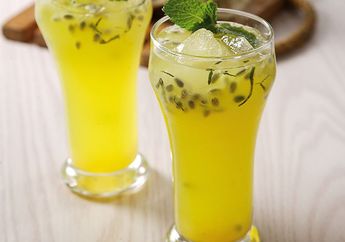 Resep Es Punch Markisa Daun Mint Enak Ini Pas Untuk Minuman Saat Cuaca Sedang Terik