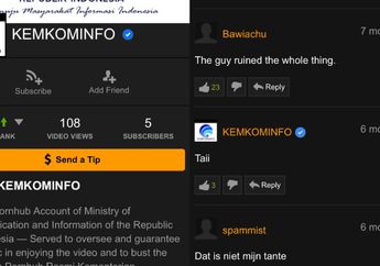 Heboh Akun Kemkominfo Muncul di Situs Porno, Pihak Kementrian Komunikasi dan Informatika RI Langsung Beri Bantahan