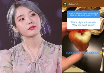 4 Momen Menarik saat IU Tiba di Jakarta. Bagi-bagi Snack Hingga Ngaku Doyan Buah Jambu!