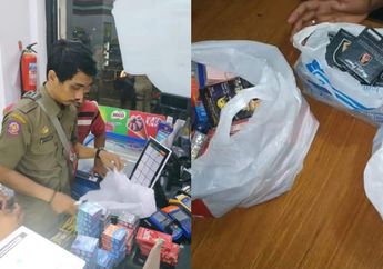 Jelang Tahun Baru 2020, Satpol PP Makassar Merazia Alat Kontrasepsi di Beberapa Mini Market