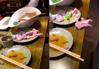 Wanita Ini Menjerit Histeris Saat Daging yang Mau Dimakan Kabur Dari Meja! Padahal Sudah Dipotong dan Dikuliti, Kok Bisa?