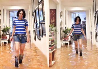 Biarpun Rumah Kebanjiran di Awal Tahun, Penyanyi Kondang Ini Malah Bisa Curi Perhatian Lewat Penampilan: ‘Bisa Jadi Ide Cosplay Tomb Raider’