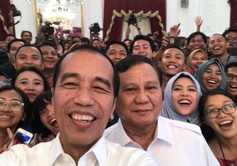 Pamer Lukisan Bareng Presiden Jokowi di Penghujung Tahun 2019, Prabowo Subianto: Jangan sampai Terjadi Perpecahan di Antara Kita!