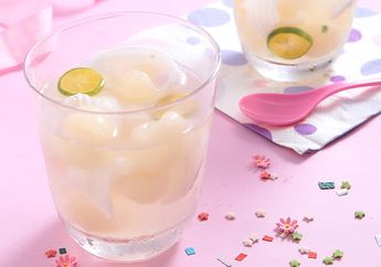 Resep Es Kelapa Lemon Longan Enak, Minuman Segar Kesukaan Si Kecil